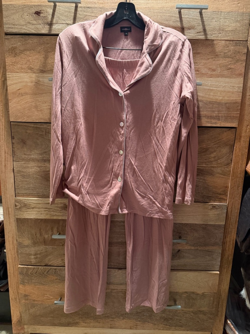 Cosabella Dusty Rose Button-Front Pajama Set